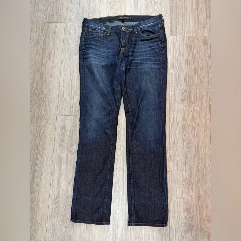 Vintage Lucky Legend Zoe Womens Jeans Dark Wash Mid Rise Straight Size‎ 31